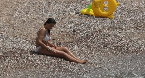 Vuk i Danica Drašković na plaži / Foto: Zoran Ilić Kiza | Foto: 