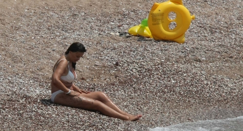 Vuk i Danica Drašković na plaži / Foto: Zoran Ilić Kiza | Foto: 