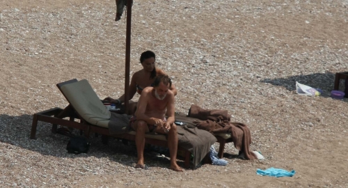 Vuk i Danica Drašković na plaži / Foto: Zoran Ilić Kiza | Foto: 