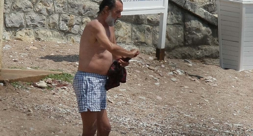 Vuk i Danica Drašković na plaži / Foto: Zoran Ilić Kiza | Foto: 