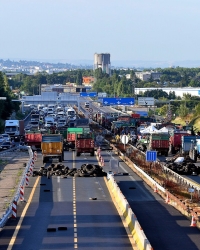 Francuski farmeri blokirali put kod Liona