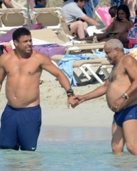 Ronaldo sa tatom i verenicom Paolom Morais