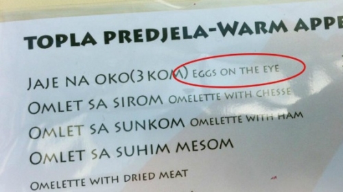 Jaje na oko