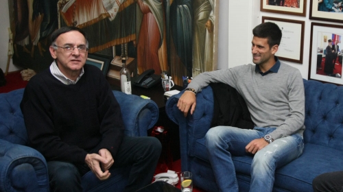 Đoković sa dr Đukanovićem na klinici  „Dedinje”
