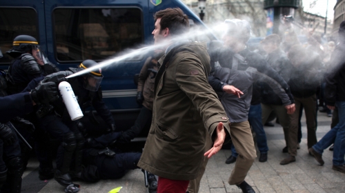 Skup je obeležio i manji sukob sa policijom