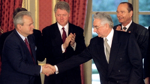 Slobodan Milošević i Franjo Tuđman