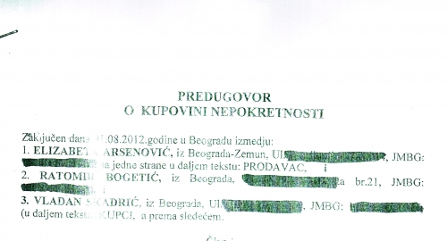 Ugovor o kupovini zemlje