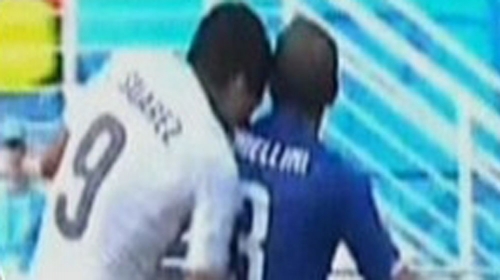 Posle Ivanovića i Bakala, Kjelini je  treća žrtva južnoameričkog kanibala,  koga očekuje istraga FIFA i verovatno izbacivanje sa