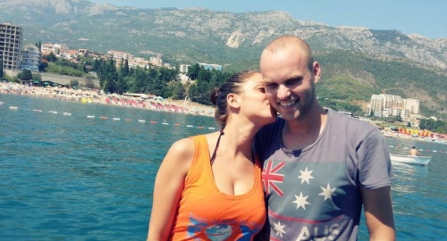 Jovana i Danijel uživaju na moru
