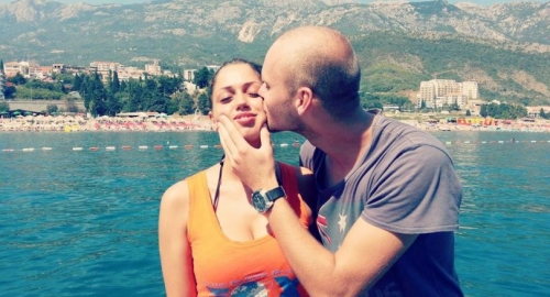 Jovana i Danijel uživaju na moru