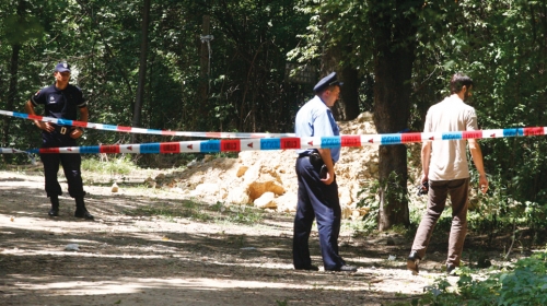 Mesto gde se Mirna polila benzinom  i zapalila