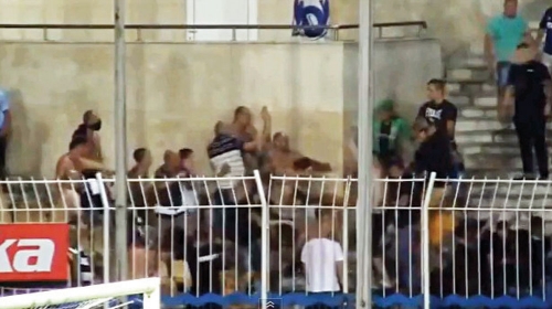 Dobra tepačka: Sukob navijača dva kluba