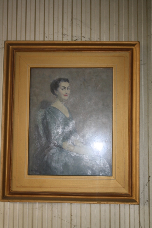 Portret prve  dame u mladosti