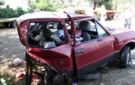 Smrskani  automobil