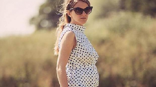 Natali u sedmom mesecu trudnoće