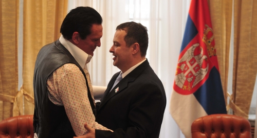 Srdačno: Majkl Medsen i Ivica Dačić