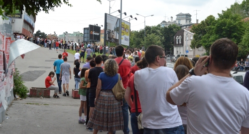 Red ispred Marakane Foto: Dragutin Bužić