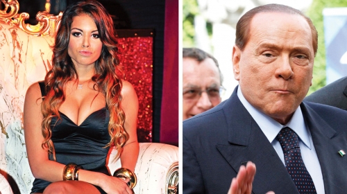 Fatalna Karima i  Silvio Berluskoni