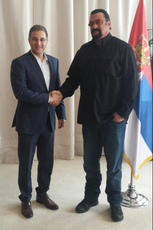 Nebojša Stefanović i Stiven Sigal