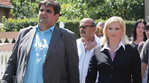 Drago joj  zbog počasti:  Saša Mirković i  Zorana Mihajlović