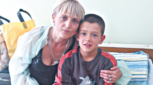 Sunčica sa  sinom Đorđem