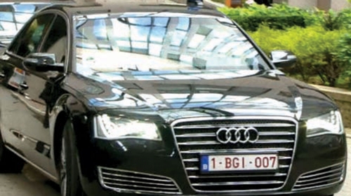 „Audi“ sa „špijunskim“ tablicama