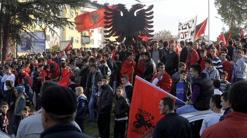 Skoplje, Albanci