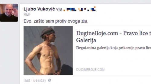 Objava na fejsu
