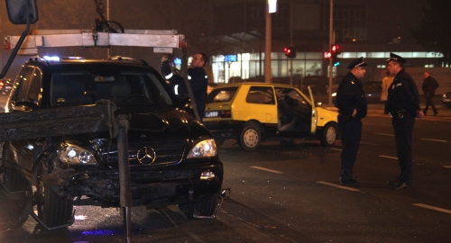 Sudar policijskog Mercedesa i Juga | Foto: 