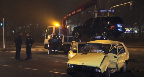 Sudar policijskog Mercedesa i Juga | Foto: 