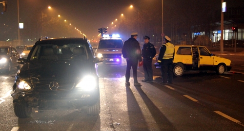 Sudar policijskog Mercedesa i Juga | Foto: 