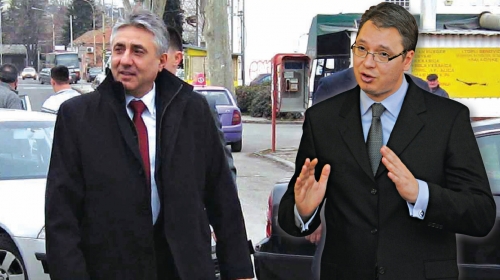 Dragoljub Simonović i Aleksandar Vučić