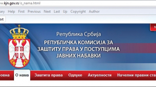 Novi izgled sajta  nakon ukazivanja  našeg lista na  skandalozni logo
