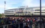Stadion Partizana pred derbi