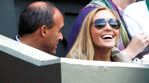Jelena Ristić će  bodriti Noleta celim  putem do finala