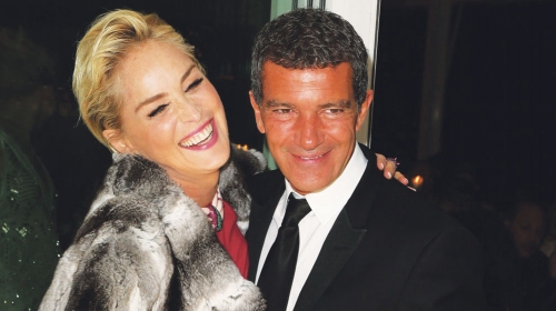 Blisko  prijateljstvo  su podigli na viši nivo: Šeron  Ston i Antonio  Banderas