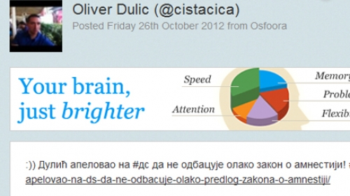 Dulić tvit