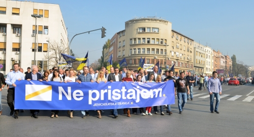 Protest DS u Novom Sadu / Foto: Nenad Mihajlović | Foto: 