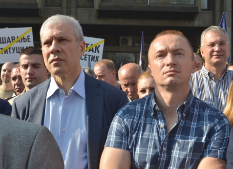 Protest DS u Novom Sadu / Foto: Nenad Mihajlović