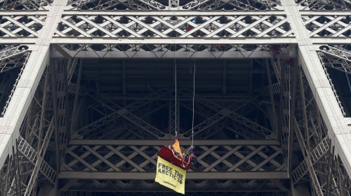 Protest na Ajfelovom tronju / Foto: Reuters