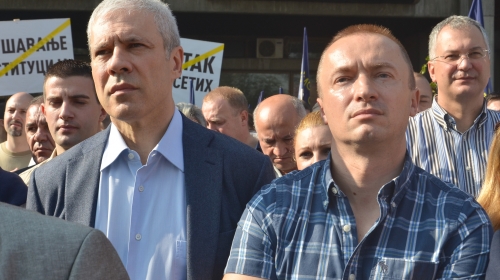 Protest DS u Novom Sadu / Foto: Nenad Mihajlović