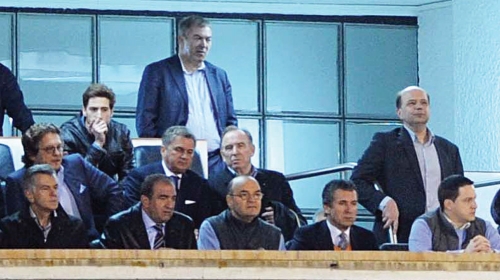 Tumba gledao meč iz  lože sa Vujoševićem