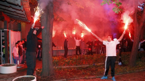 Proslava Partizanove titule u restoranu