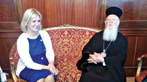 Dragica sa patrijarhom