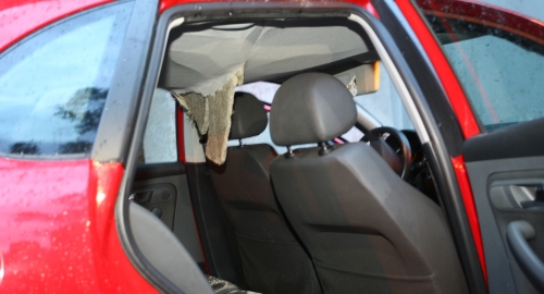 Keba i Rada razlupani automobili | Foto: 