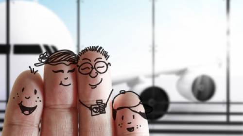 Porodica na aerodromu
