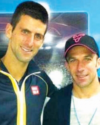 Novak Đoković i Alesandro del Pjero