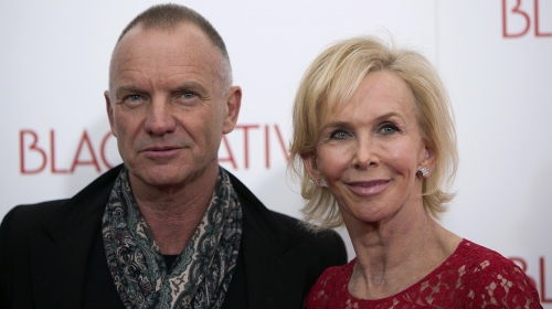 Sting sa suprugom Trudi Stajler