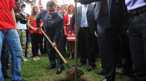 Ivica Dačić zasukao rukave