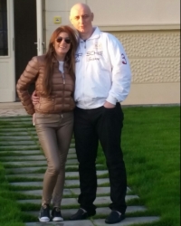 Viki Miljković sa suprugom